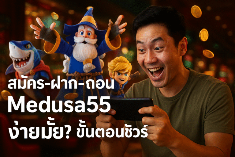 สมัคร-ฝาก-ถอน Medusa55 ง่ายมั้ย? ขั้นตอนชัวร์