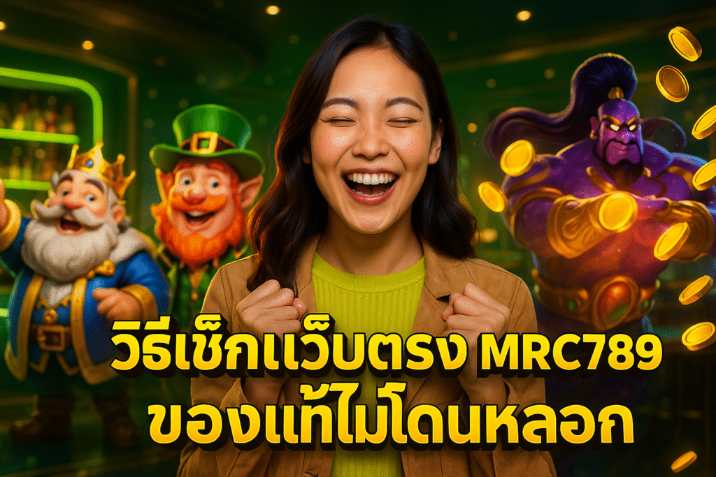 วิธีเช็กเว็บตรง MRC789 ของแท้ไม่โดนหลอก